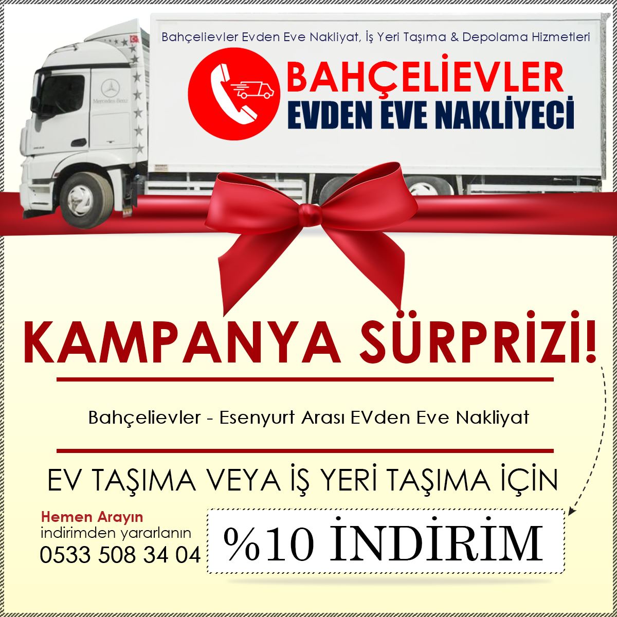 Bahçelievler - Esenyurt Arası EVden Eve Nakliyat