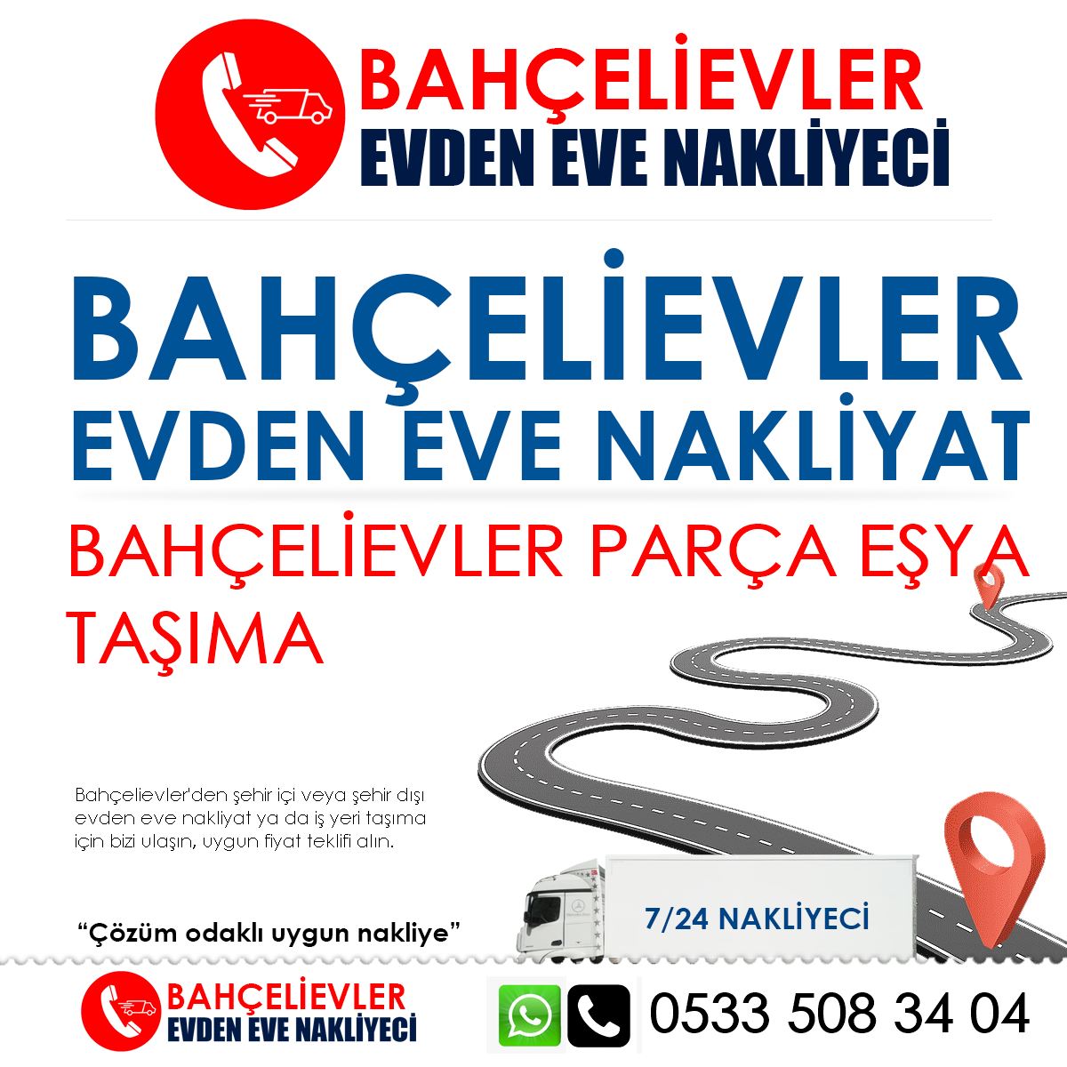 Bahçelievler Parça Eşya Taşıma : Kapak Görseli